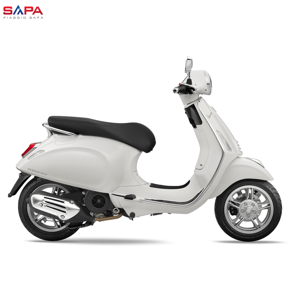 VESPA PRIMAVERA125 ABS LED 2025 TRẮNG.