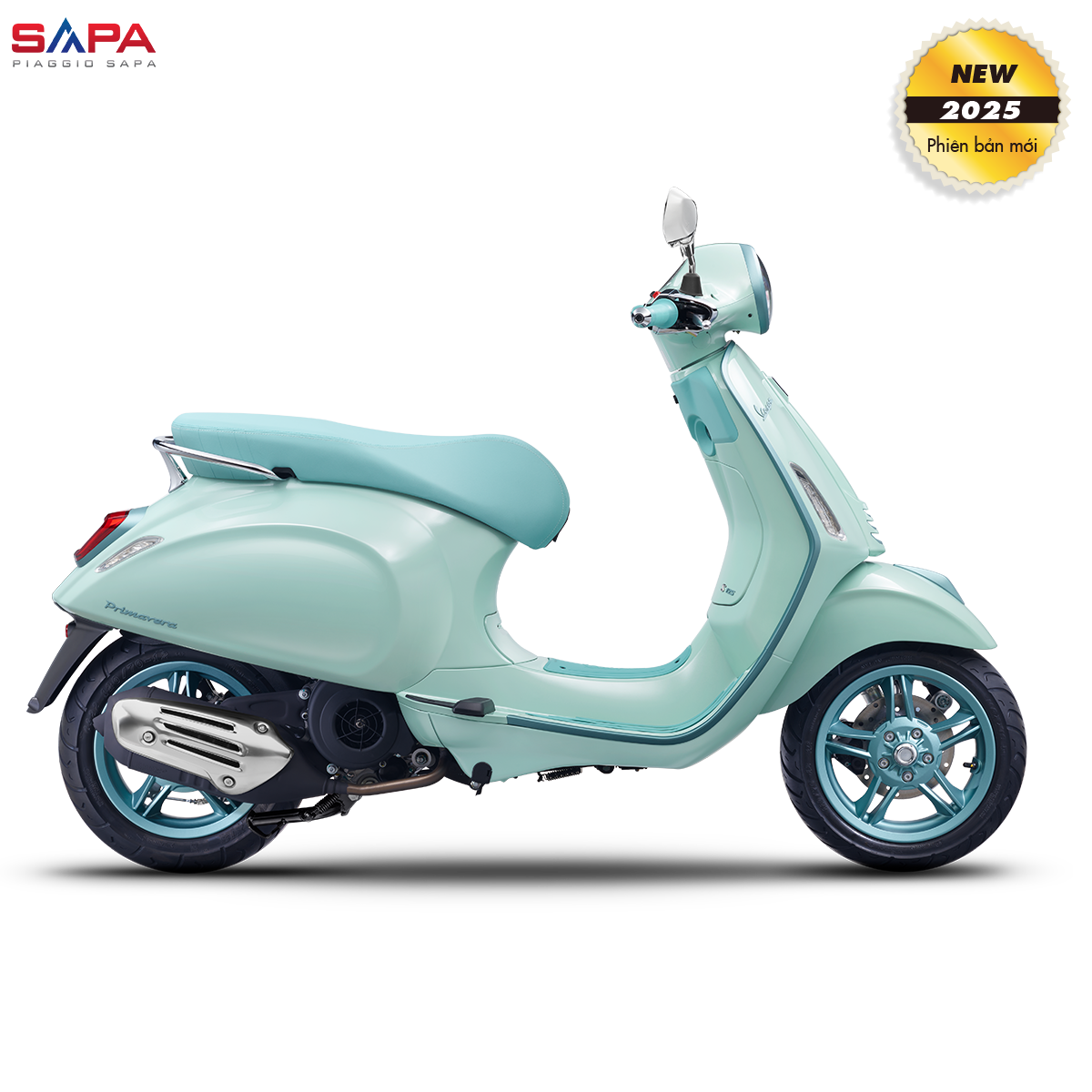 VESPA PRIMAVERA125 ABS SPORT 2025 XANH NGỌC.