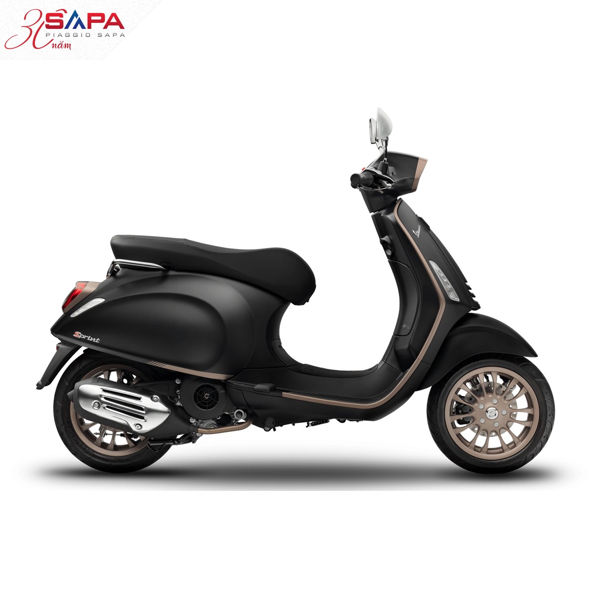 VESPA SPRINT 125 S. TFT ĐEN