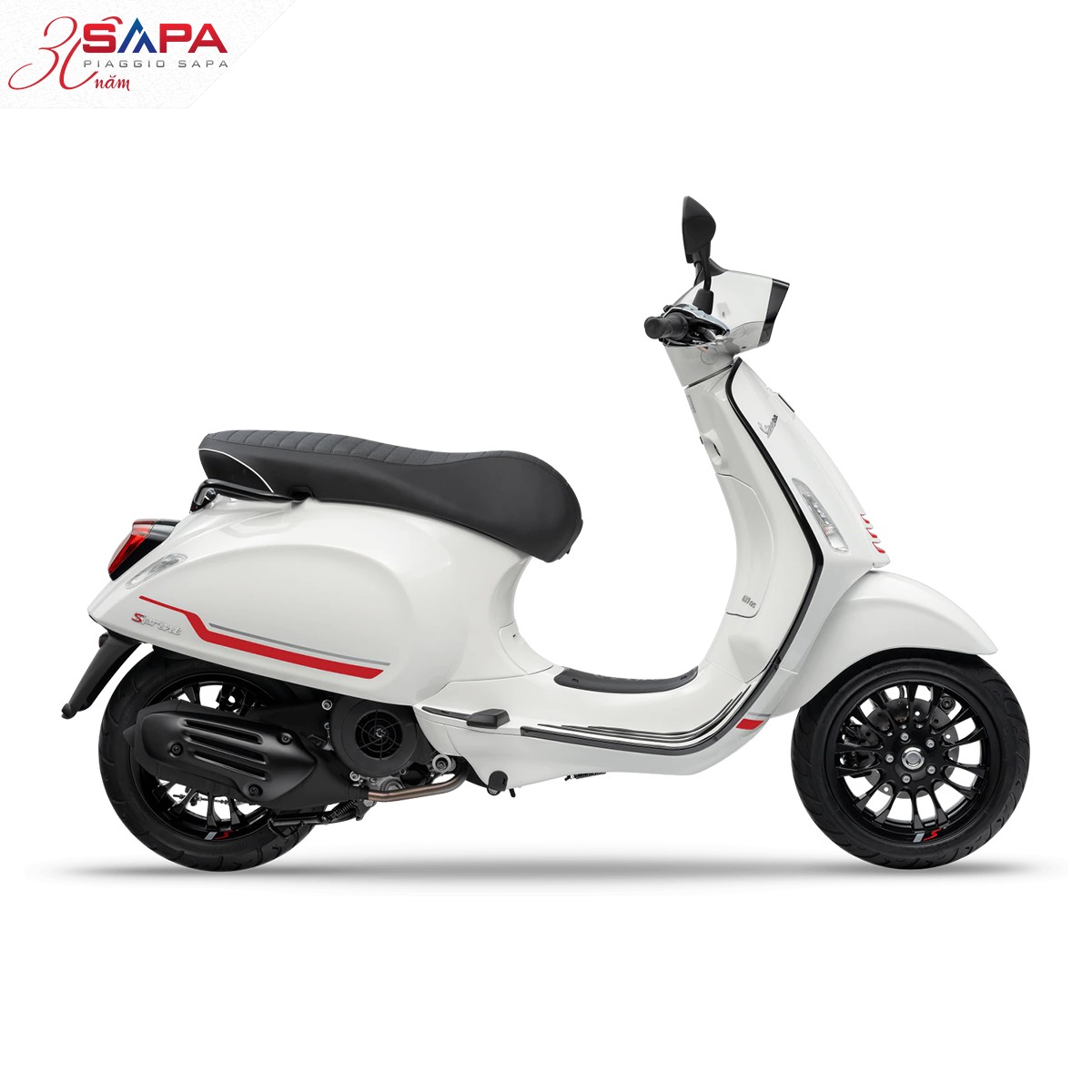 VESPA SPRINT 125 ABS SPORT LED TRẮNG