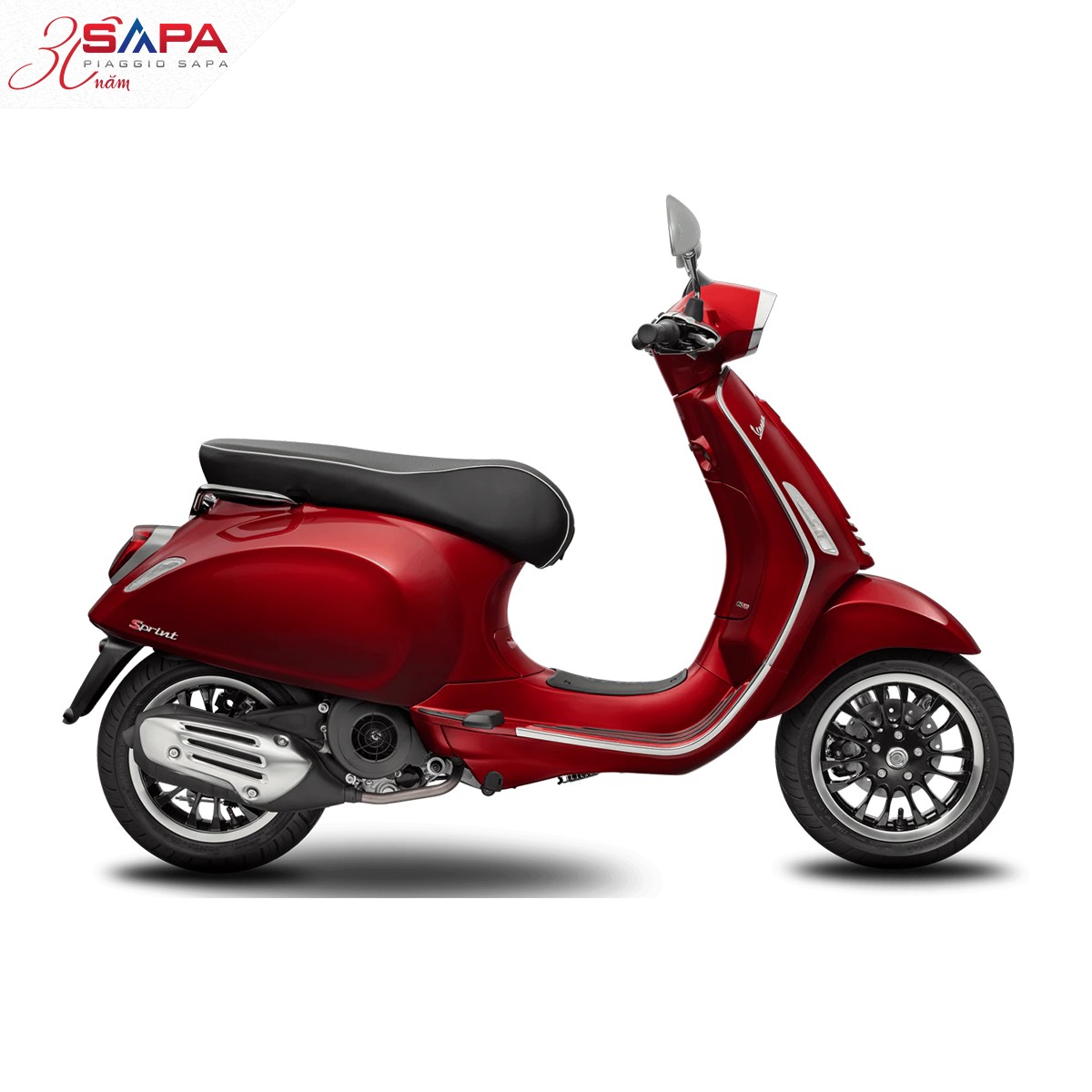 VESPA SPRINT 125 ABS LED ĐỎ ĐÀO.