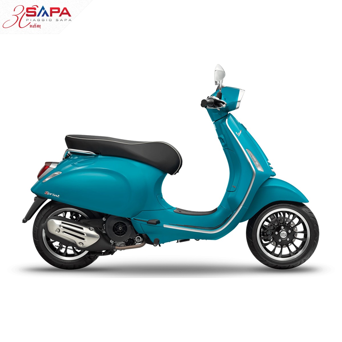 VESPA SPRINT 125 ABS LED XANH DA TRỜI.